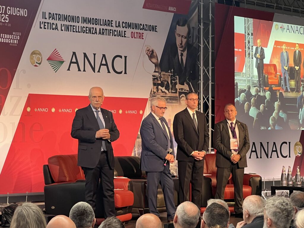 Evento Alta Formazione ANACI Nazionale che ha radunato oltre 500 Amministratori di Condominio certificati UNI1081 a Bologna